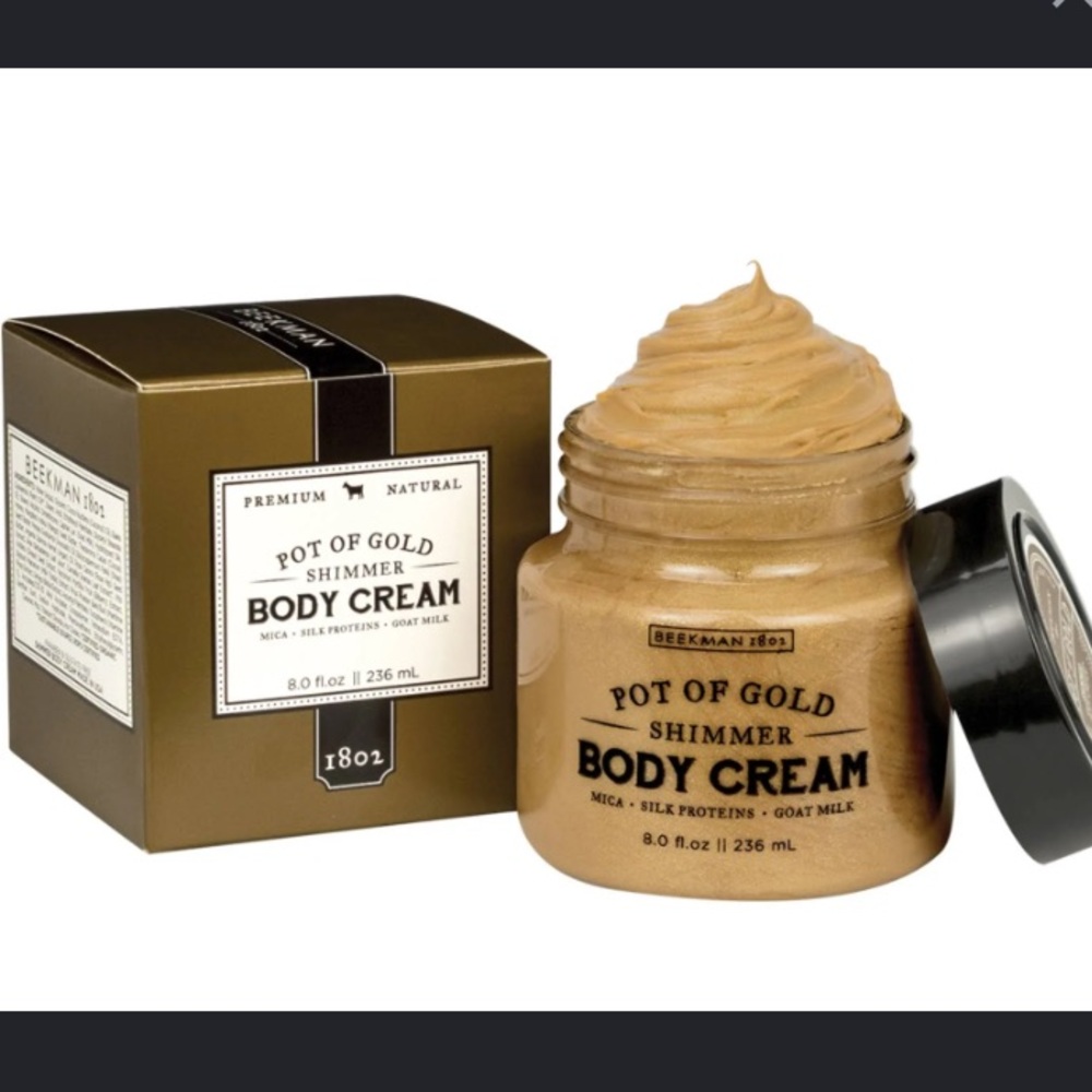 Beekman pot of gold shimmer whipped body cream new in box